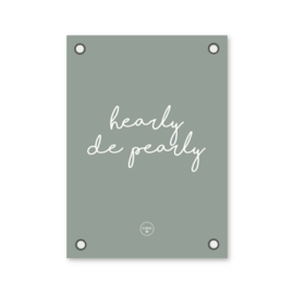 Friese Mini Tuinposter – Hearly de pearly