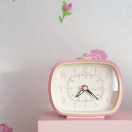 Retro look Wekker - Roze