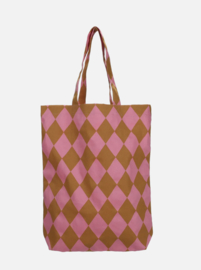 Diamond · rose + seaweed - katoenen tas