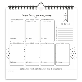 Friese weekkalender 2025 - Krúskes