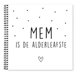 Invulboekje `mem is de alderleafste´