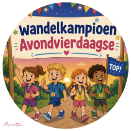 4 x Onderzetter avondvierdaagse (aanbieding 4 voor 10 euro!)