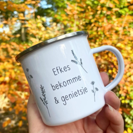 Emaille Mok – Efkes bekomme & genietsje