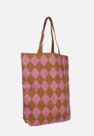 Diamond · rose + seaweed - katoenen tas