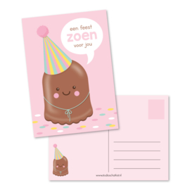 een feestZOEN voor jou | kaart