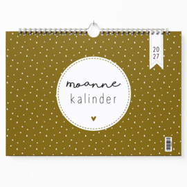 Friese Maandkalender 2027 – A4