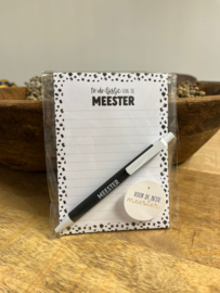 Giftset meester met pen