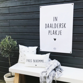 Friese Tuinposter - daalders plakje