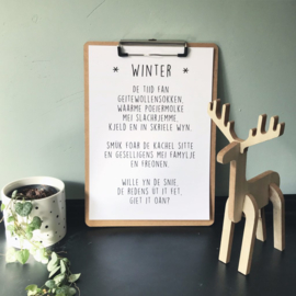 Poster Winter - A4