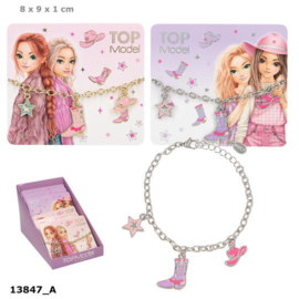 TOPModel armband met bedels COWGIRL