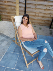 Blouse zalmkleur