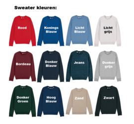 Sweater met eigen ontwerp