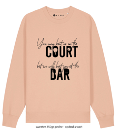 beatus on the court - padel - sweater - hoodie