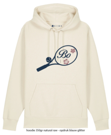 Tennis racket en bloemen sweater - hoodie