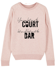 Licht roze padel sweater