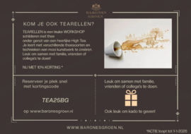 PRIVE WORKSHOP TEARELLEN XL vrijdagmiddag 29 mei 2026 in Bergschenhoek ZH