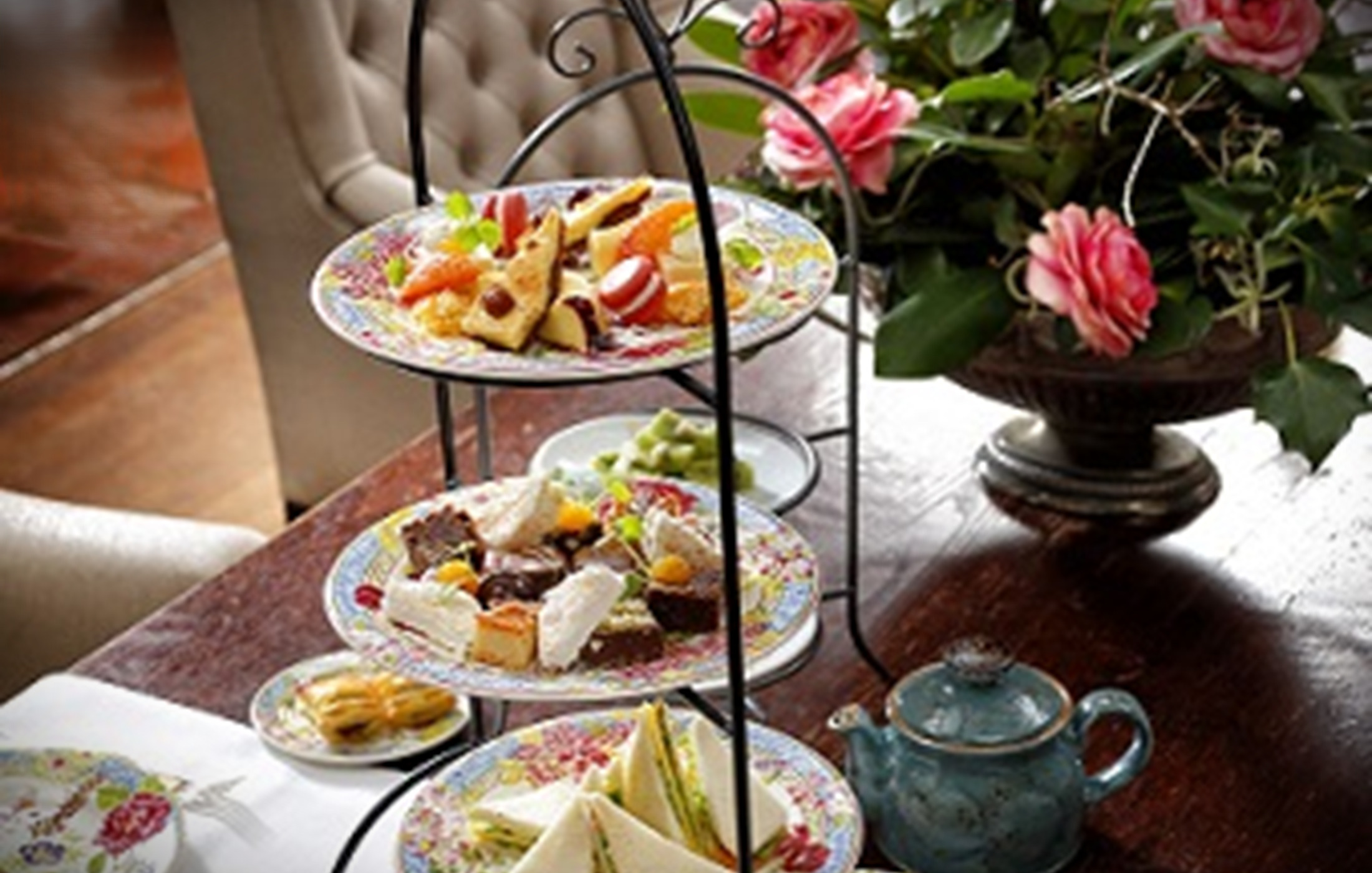 voorbeeld High tea tijdens workshop Tearellen
