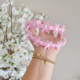 Diadeem - Pink flowers