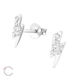 Oorstekers 925 Sterling zilver SWAROVSKI thunder