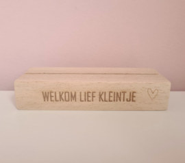 Geboorteplankje | Welkom lief kleintje