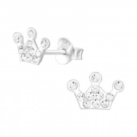 Oorstekers 925 Sterling zilver Crown