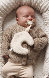 Newborn Mini Maan speendoekje - Teddy