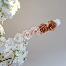 Setje mini elastiekjes roosjes | Set van 2