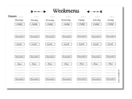 Weekmenu