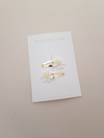 Daisy clip klein (2 stuks)