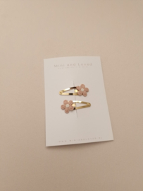 Small Flower Light Pink clip klein (3 stuks)