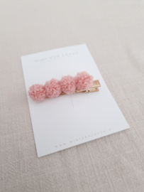 Pompom Peach Pink line groot (1 stuk)