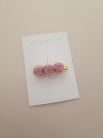 Pompom Light Purple line middel (1 stuk)