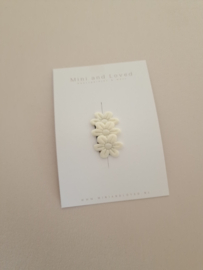 Antislip haarspeldje Bloss White