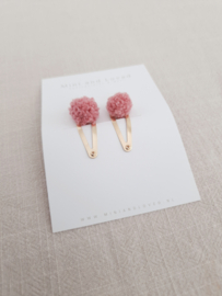 Pompom Pink klein (2 stuks)