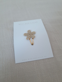 Golden flower five clip klein (1 stuk)
