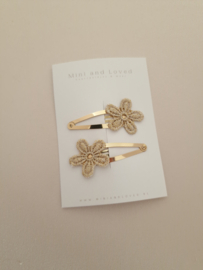 Golden Flower five clip groot (2 stuks)