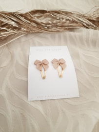 Little Bow nude klein (2 stuks)