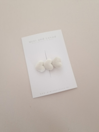 Heart line Off-white klein (1 stuk)