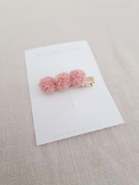 Pompom Peach Pink line middel (1 stuk)