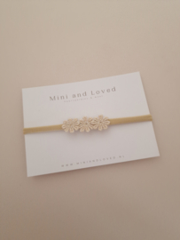 Haarband  Golden Flower Small