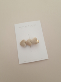 Heart line Beige  middel (1 stuk)