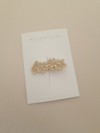 Golden Two Flowers middel (1 stuk)