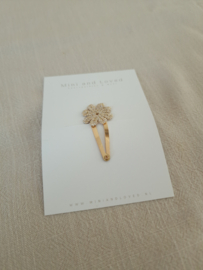 Golden Flower small clip middel (1 stuk)