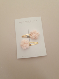 Flower Wool Light Peach clip middel (2 stuks)