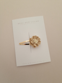 Lotus Flower Beige clip middel (1 stuk)