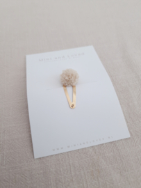 Pompom Beige klein (1 stuk)