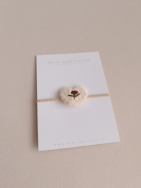 Haarelastiek | Heart tulip