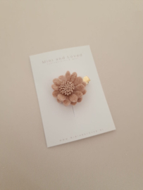 Old Pink Woolly Flower line klein (1 stuk)