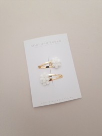 White clip klein (2 stuks)