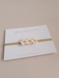 Haarband Creamy flower